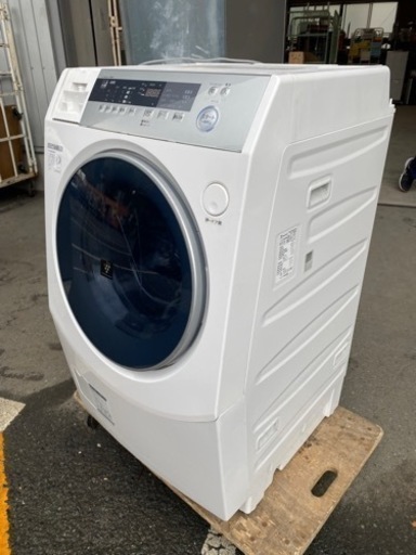 福岡市内配送設置無料　ES-ZH1-WL ドラム式洗濯乾燥機 ホワイト系 [洗濯10.0kg /乾燥6.0kg /ヒーター乾燥(水冷・除湿タイプ) /左開き]