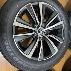 新車外し】ハリアー80系 Gグレード 18インチ 純正アルミホイールタイヤ