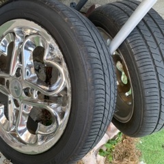 【日曜日限定値下げ】写真追加　15インチJEWEL Heart 165/55r15 4本　【古いタイヤホイールセットをお値引きに引き取り可能】