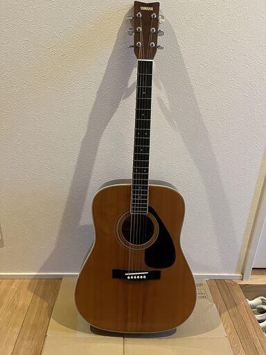 アコースティックギター　YAMAHA FG-200D　ギターカバー・カポ付