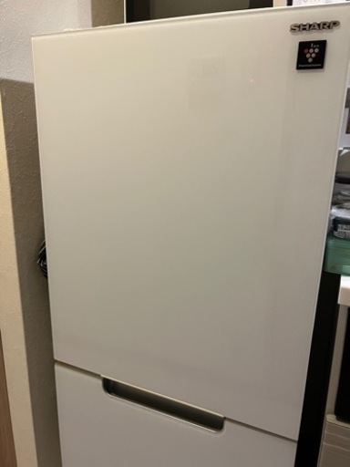 シャープ　ノンフロン　冷蔵庫　SJ-GD15G-W 左右開き