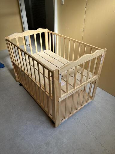 大和屋 ラプスWオープンすのこベビーベッド