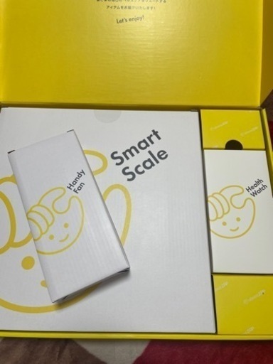 新品未開封　体組成計　ハンディファン　スマートウォッチ　3点セット