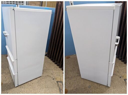 AQUA 3ドア冷凍冷蔵庫 272L 2022年製 AQR-27M2(W) バスケット付き野菜 