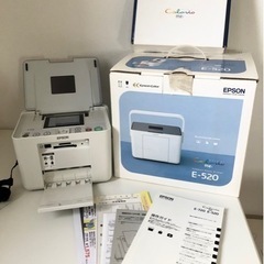 【中古品】EPSON カラリオ ミー E-520 フォトプリンタ...