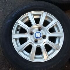 グッドイヤー夏タイヤ185/65R14+ウェッズアルミホイール