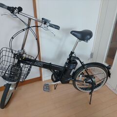 折り畳み電動自転車☆パンクしてます