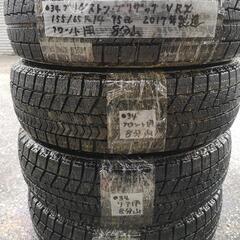 ○34中古　ブリヂストン　ブリザック　VRX　155/65R14...