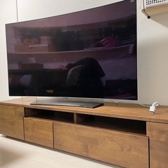 LG 55型有機テレビ(OLED55C6P-J)+テレビボード