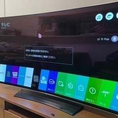 LG 55型有機テレビ(OLED55C6P-J)+テレビボード