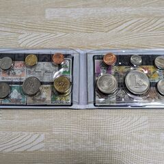 シンガポール　マレーシア　コイン　切手セット