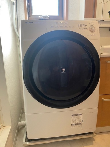 訳ありSHARP ドラム型洗濯乾燥機