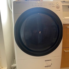 訳ありSHARP ドラム型洗濯乾燥機