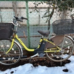 電動自転車　パナソニック　鍵がかかった状態で鍵なし　説明よくお読...