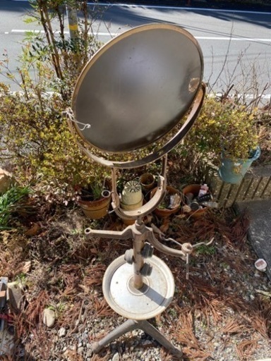 ビンテージ　昭和レトロ　シェービングスタンド　ミラー　鏡　床屋　シャビー ビンテージ 昭和レトロ シェービングスタンド ミラー 鏡 床屋