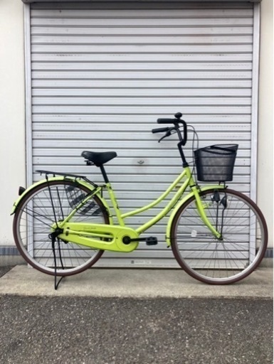 ☆前後タイヤ新古品☆   26型　軽快車　防犯登録料込価格︎‼︎