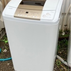 【‼️✨7kgサイズ美品✨‼️】Haier 全自動電気洗濯機 J...