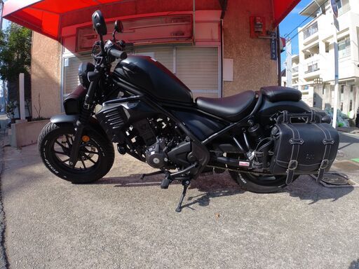 値下げしました！新型 Rebel 250、人気のオールマット　ブラック、R6年1月登録の極　上車、走　行1406㎞