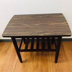 木製テーブル サイドテーブル コーナーテーブル(幅57.5cm ...