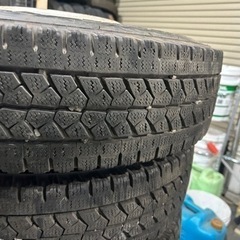 キャンター、エルフ2t  185/85R16 6本　5穴　ホイールスタッドレスセット