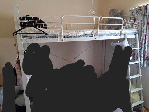 ❣️激安6千円❣️シングルロフトベッド❣️訳有り詳細本文にて❣️