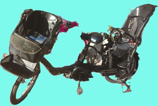 351土日もお子様と土足のままご試乗可能です。バカ親切な電動自転車屋  ️２０インチ、チャイルドシート、２人乗り、３人乗り、１人乗り電動自転車    安心保障の３カ月・無料交換保証、１００日間・点検無料サービス付き  オプション無料。後ろチャイルドシートをかごに変更して１人乗りに変更も可能です。  １回の充電で３０ｋｍ以上の走行が可能です。山手線を半周くらいの距離を走れます。  バッテリーは、新品の９０％以上の性能を保持していて、コンディション良好です。  ２０インチ、