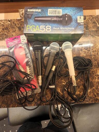 SHURE マイク3本セット