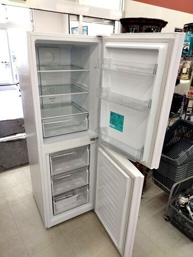 ハイアール 2ドア 冷蔵庫 218L JR-NF218B 右開き ホワイト キッチン