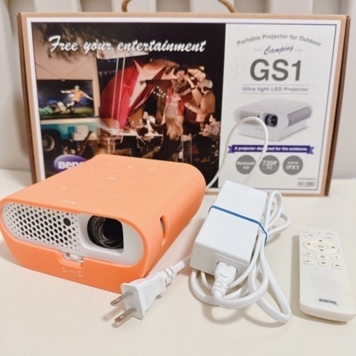 BenQ GS1 ポータブル プロジェクター キャンプ