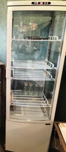 大型４面ガラス冷蔵ショウケース
