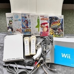 (決定)Wii 本体  ソフト×6  フィットネスボード