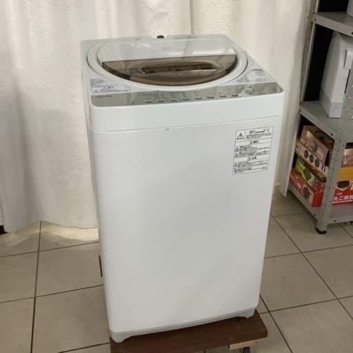 TOSHIBA   東芝　洗濯機　AW-6G5   2017年製  6㎏