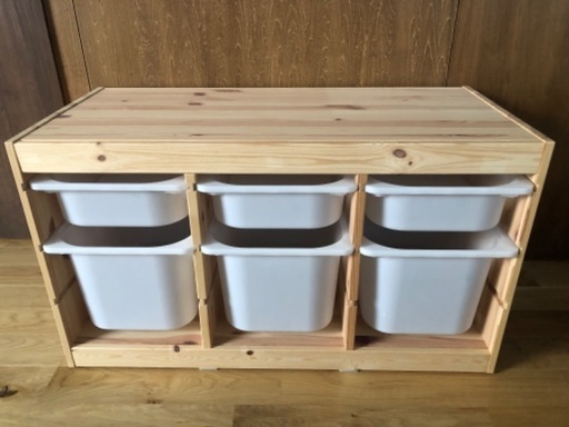 【札幌直接引き取り】IKEA イケア トロファスト おもちゃ収納 ボックス キッズ