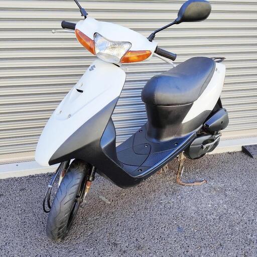 2525.高馬力2スト　レッツⅡ　バッテリー、シート、ミラー新品　千葉県柏市　即日配送、自走引き取りも可能