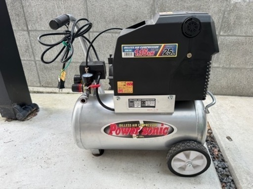 売約済み‼︎コンプレッサー　オイルレス　100V