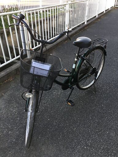 ★ジモティ割あり★  自転車 26インチ グリーン系 クリーニング済み SJ4960