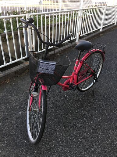 ★ジモティ割あり★  自転車 26インチ ピンク クリーニング済み SJ4961