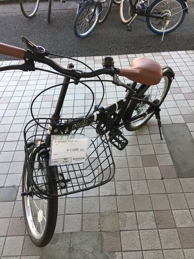 ★ジモティ割あり★  折り畳み自転車 20インチ ブラック. クリーニング済み SJ4966