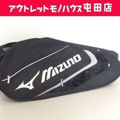 ミズノ ラケットバッグ ブラック テニス バドミントン スポーツ...