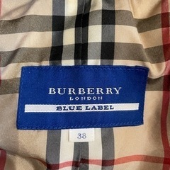 バーバリーブルーレーベル　ダウンジャケット