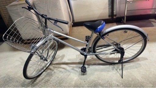 ☆極美品 中古自転車！ママチャリ カゴ付き ブルー 26インチ 防犯登録ok