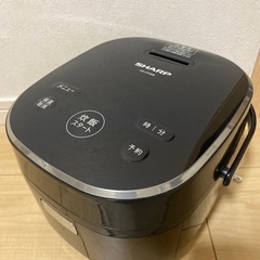 【ネット決済】SHARP 炊飯器 ブラック KS-CF05B-B