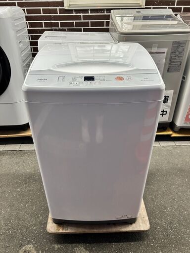 洗濯機 アクア AQW-H74 2022年 7kg せんたくき 家事家電【安心の3ヶ月保証★送料に設置込】自社配送時代引き可※現金、クレジット、スマホ決済対応※