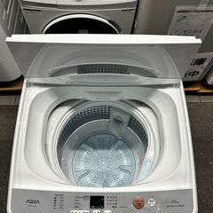 洗濯機 アクア AQW-H74 2022年 7kg せんたくき 家事家電【安心の3