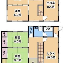 【戸建賃貸】（賃貸中！表面利回り9％）長浜市木之本町黒田 - 不動産売買（マンション/一戸建て）