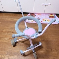 ベビーカー三輪車  3歳〜6歳位 ピンク 