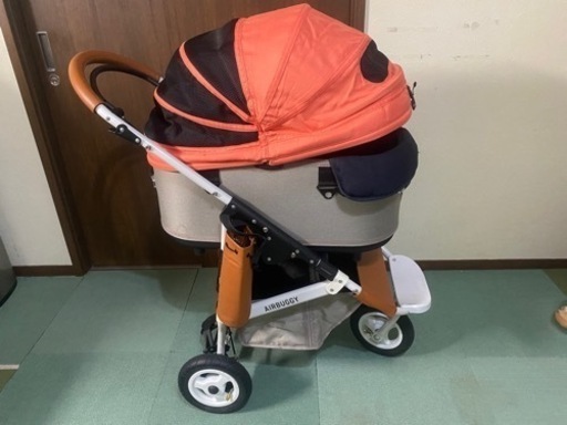 値下げしました。AIR BUGGY DOME3 ラージサイズ　キャロット色（犬用）