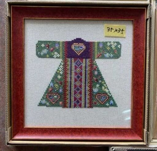 7品まとめて　刺繍画 刺繍絵 額装 詳細不明　絵画　アート　インテリア　額入り　元箱入り