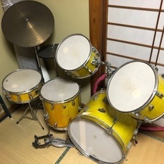 【至急！差し上げます　pearl ドラムセット】