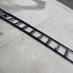 乗用車に積めます アルミ製 3.2m 伸縮梯子 はしご 耐荷重150kg 重量：8kg